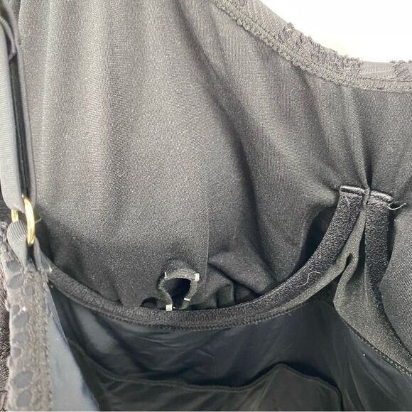 Island Escape Women’s Layered Lined Lace Tankini Swim Tank Top size 24W - Picture 3 of 4